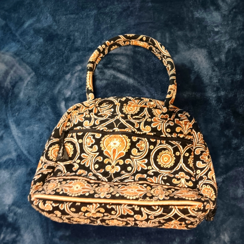 Vera Bradley Reversible Quilted Cotton Shoulder Tote Bag